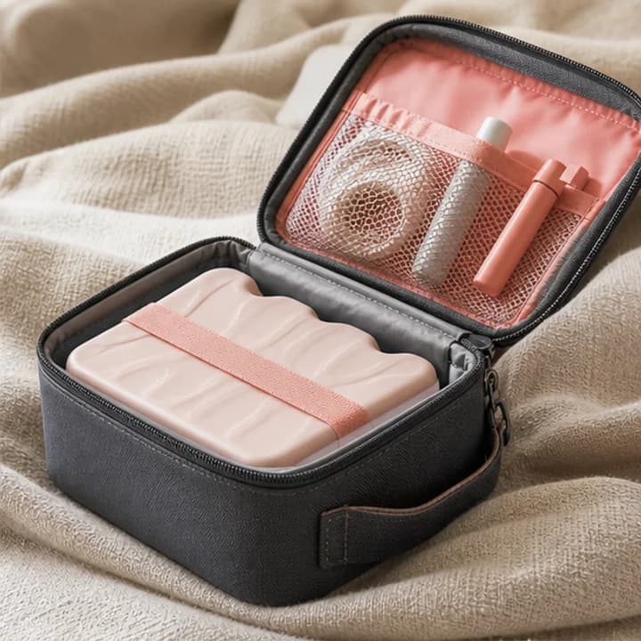 Sugar Rebel editorial still life for AUVON Insulin Cooler Travel Case
