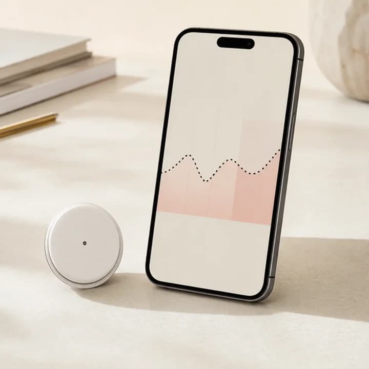 Sugar Rebel editorial still life for Stelo Glucose Biosensor